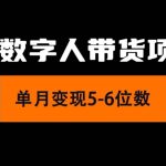 2024年Ai数字人带货，小白就可以轻松上手，真正实现月入过万的项目