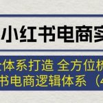 2024小红书电商实战课：全体系打造 全方位梳理 小红书电商逻辑体系 (42节)